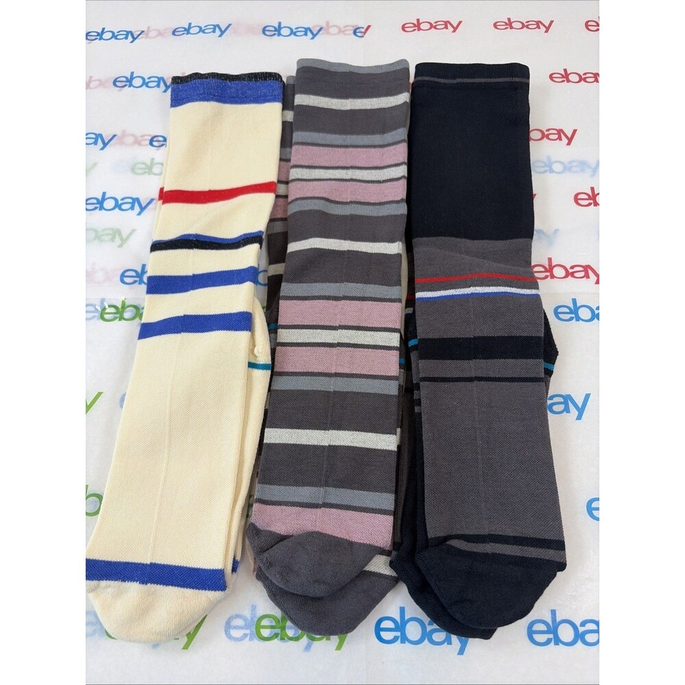 Stance Unisex Mixed 3 Pack Cotton Compression OTC Socks Multicolor Size Large